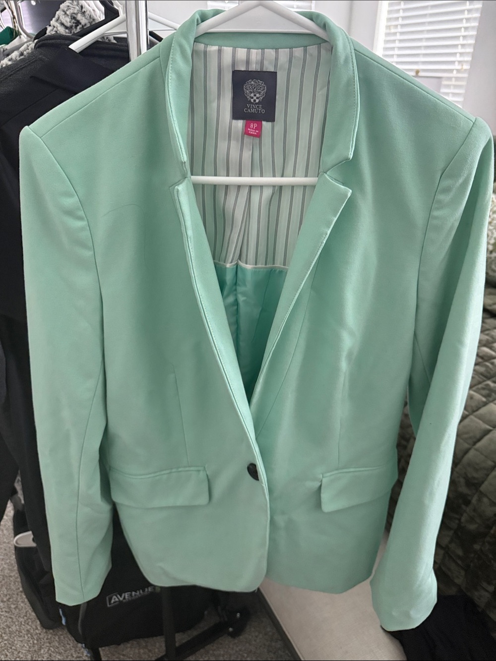 Vince Camuto Mint Blazer with Notch Lapel